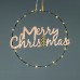 ACA LIGHTING X062019260 LED BLACK METAL ROUND MERRY XMAS 0,06W 3000K 2 x CR2032