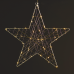 ACA LIGHTING X063014202 1.2W 2700K LED STEADY SILVER METAL STAR STRING LIGHTS MOTIFS WITH COPPER WIRE IP44