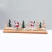 ACA LIGHTING X063361 WOODEN XMAS COUNTDOWN CALENDAR WINT SANTAS