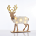 ACA LIGHTING X06511212 LED WOODEN REINDEER WITH FUR 0,225W 3000K 2 x AAA