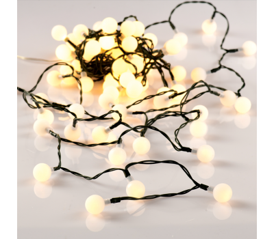 ACA LIGHTING X068014201 0,9W 3000K 8000mm LED DECORATIVE WHITE BALL STRING LIGHTS IP44