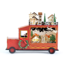 ACA LIGHTING X07101153 LED PLYWOOD RED CAR 0,6W 3000K 3 x AA