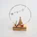 LED коледна декорация ACA LIGHTING X07101171 LED WOODEN TREE AND GIFTS DECOR 0,6W 3000K 2 x AA