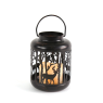 ACA LIGHTING X0711107 LED METAL LANTERN REINDEER WITH CANDLE 0.02W 3000K 3 x AAA IP44
