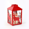ACA LIGHTING X0711108 LED METAL LANTERN REINDEER WITH CANDLE 0.06W 3000K 3 x AAA IP44