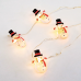 LED светещ гирлянд ACA LIGHTING X07151102 0.9W 3000K 1400mm 2 x AA ACRYLIC SNOWMAN STRING LIGHT WITH COPPER WIRE