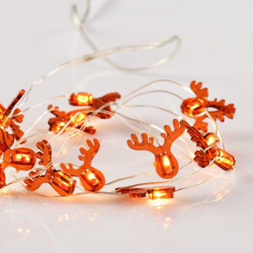 LED светещ гирлянд ACA LIGHTING X07151104 0.9W 3000K 1400mm 2 x AA ACRYLIC REINDEER STRING LIGHT WITH COPPER WIRE