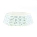 ACA LIGHTING X072384 WHITE HEXAGONAL XMAS TREE COLLAR