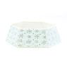 ACA LIGHTING X072384 WHITE HEXAGONAL XMAS TREE COLLAR