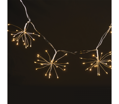 LED светещ гирлянд ACA LIGHTING X073001423 3,6W 3000K 4200mm CLUSTER LED STRING LIGHTS WITH COPPER WIRE