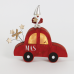 LED коледна декорация ACA LIGHTING X0731672 LED WOODEN CAR 0,18W 3000K 1 x CR2032