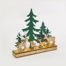 ACA LIGHTING X0751128 LED GREEN PLYWOOD CHRISTMAS SCENERY 0,30W 3000K 2 x AAA
