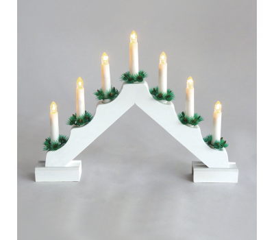 ACA LIGHTING X0771122 LED WOODEN CANDLE BRIDGE 0,42W 3000K 2 x AA