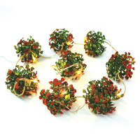 ACA LIGHTING X0781125 0,48W 3000K 1400mm 2 x AA PLASTIC XMAS GARLAND DECORATIVE STRING LIGHT
