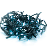 ACA LIGHTING X08100631 6,8W BLUE COLOUR 10000mm LED STRING FLASHING BLUE LIGHT WITH BLACK RUBBER CABLE IP44