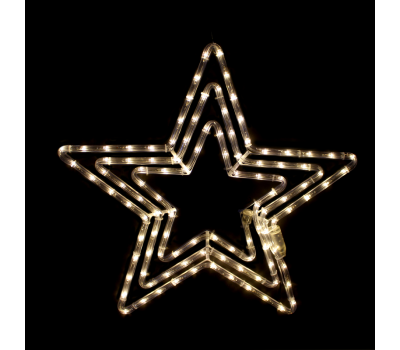 ACA LIGHTING X081081231 21W 2700K LED FLASHING METAL 3 STAR IP44