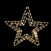 ACA LIGHTING X081081231 21W 2700K LED FLASHING METAL 3 STAR IP44