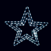 ACA LIGHTING X081082231 21W 12000K LED FLASHING METAL 3 STAR IP44