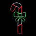 ACA LIGHTING X081203528 21W MULTICOLOUR LED STEADY METAL PENDANT CANDY CANE WITH BOW IP65