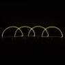 ACA LIGHTING X081241221 3.4W 2700K LED FLASHING 4 METAL ARCHES IP44
