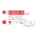 ACA LIGHTING X081324519N 24.6W RED, GREEN COLOUR LED STEADY METAL CHRISTMAS TREE IP65