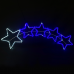 ACA LIGHTING X081441620 25W 12000K COOL WHITE & BLUE COLOUR LED FLASHING METAL 5 STARS IP65