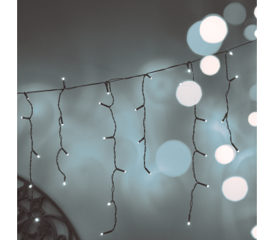 ACA LIGHTING X08144231 10,2W 12000K 3000mm LED STRING ICICLE STEADY LIGHT WITH BLACK RUBBER CABLE IP44