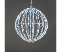 ACA LIGHTING X081502413 2.5W 12000K LED STEADY 3D METAL BALL STRING LIGHTS MOTIFS IP44