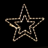 LED коледна декорация ACA LIGHTING X0818131 12,6W 2700K LED FLASHING METAL DOUBLE STAR IP44