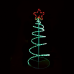 ACA LIGHTING X0818319 20.5W RED, GREEN COLOUR LED STEADY 3D METAL SPIRAL TREE ROPE LIGHT IP44