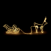 LED коледна декорация ACA LIGHTING X081921214 32.8W 2700K LED STEADY 3D METAL REINDEER PULL SLEIGH ROPE LIGHT IP44