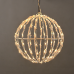 LED коледна декорация ACA LIGHTING X082001413 2.3W 2700K LED STEADY 3D METAL BALL STRING LIGHTS MOTIFS IP44