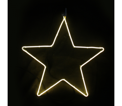 LED коледна декорация ACA LIGHTING X082001415 12W 2700K LED STEADY METAL STAR NEON ROPE LIGHT IP44