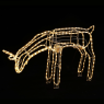 ACA LIGHTING X08240124 42W 2700K LED STEADY 3D METAL STANDING REINDEER WITH MOTOR ROPE LIGHT IP65