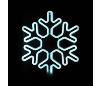 LED коледна декорация ACA LIGHTING X0830024111 18W 12000K LED STEADY PLASTIC SNOWFLAKE NEON ROPE LIGHT IP44