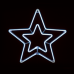 LED коледна декорация ACA LIGHTING X083002415N 18W 12000K LED STEADY PLASTIC DOUBLE STAR NEON ROPE LIGHT IP65