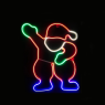 LED коледна декорация ACA LIGHTING X083003418 18W MULTICOLOUR LED STEADY PLASTIC SANTA NEON ROPE LIGHT IP44