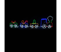 LED коледна декорация ACA LIGHTING X083123217 53.3W MULTICOLOUR LED STEADY METAL TRAIN IP44