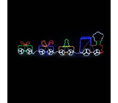 LED коледна декорация ACA LIGHTING X083123217 53.3W MULTICOLOUR LED STEADY METAL TRAIN IP44