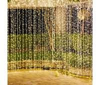 ACA LIGHTING X08360114 5.6W 2700K 2000mm FLASH LED CURTAIN LIGHTS WITH GREEN CABLE IP44