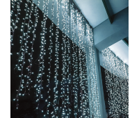 ACA LIGHTING X08360214 5.6W 12000K 2000mm FLASH LED CURTAIN LIGHTS WITH GREEN CABLE IP44