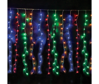 ACA LIGHTING X08360328 2.8W RGBY 2000mm LED STEADY CURTAIN LIGHTS WITH TRANSPARENT CABLE IP44