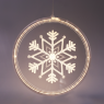 LED коледна декорация ACA LIGHTING X083612510 LED 3D ACRYLIC SNOWFLAKE 1W 3000K 