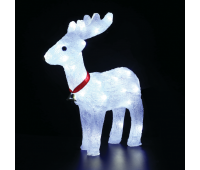 LED коледна декорация ACA LIGHTING X0840224 10.4W 12000К LED STEADY 3D ACRYLIC STANDING WITH RIBBON REINDEER IP44