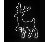 LED коледна декорация ACA LIGHTING X085002414 30W 12000K LED STEADY METAL STANDING REINDEER NEON ROPE LIGHT IP44