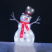 LED коледна декорация ACA LIGHTING X085402539 2.4W 12000К LED STEADY 3D ACRYLIC STANDING SNOWMAN IP44