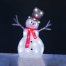 LED коледна декорация ACA LIGHTING X085402539 2.4W 12000К LED STEADY 3D ACRYLIC STANDING SNOWMAN IP44