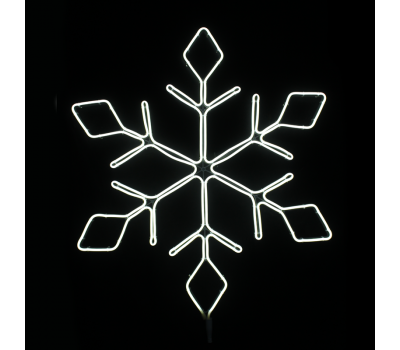 ACA LIGHTING X0860014111 36W 2700K LED STEADY METAL SNOWFLAKE NEON ROPE LIGHT IP44