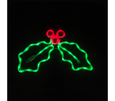 ACA LIGHTING X08603527 10,5W RED, GREEN COLOUR LED STEADY METAL MISTLETOE IP65