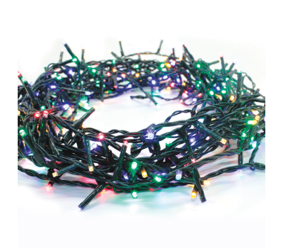 ACA LIGHTING X08700312 5,6W 35000mm RGB LED STRING LIGHT WITH 8 PROGRAMS AND PVC GREEN CABLE IP44